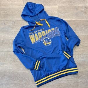 Mens Golden State Warriors Blue Hoodie Medium